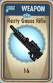 Rusty Gauss rifle card