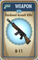 Hardened assault rifle card