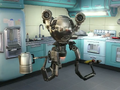 Codsworth serviert Kaffee (vor dem Krieg)