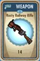 Rusty railway rifle card