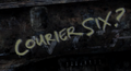 "Courier Six"-Graffiti