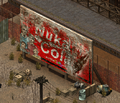 A Nuka-Cola Cherry billboard in Newton