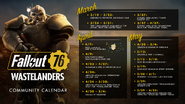Originaler Wastelanders Community-Kalender