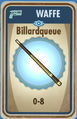 Karte zu Billardqueue